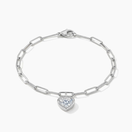 CHRISTINA Paperclip Heart-Charm |