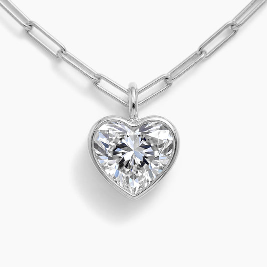 VIVIANA-ROSE Paperclip Heart Charm |