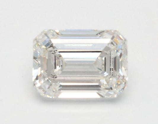 0.91ct EMERALD F VS2 Diamond