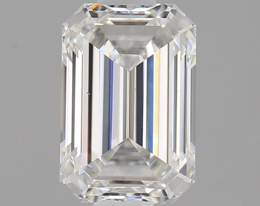 0.95ct EMERALD F VVS2 Diamond