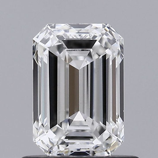 0.93ct EMERALD F VS2 Diamond